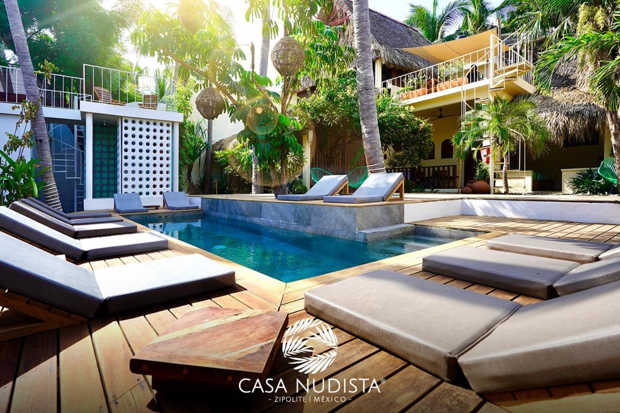 Casa Nudista - Lgbt Hotel Zipolite Eksteriør bilde