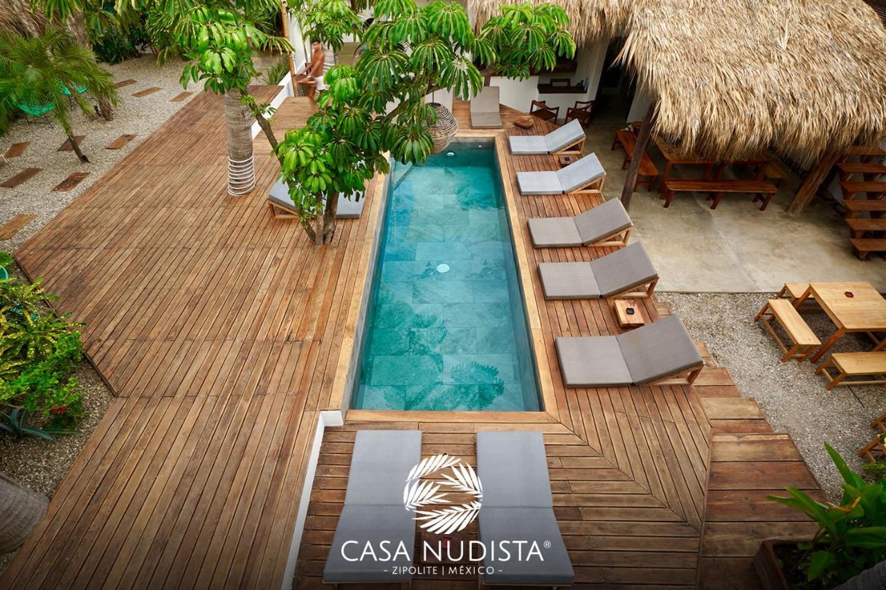 Casa Nudista - Lgbt Hotel Zipolite Eksteriør bilde