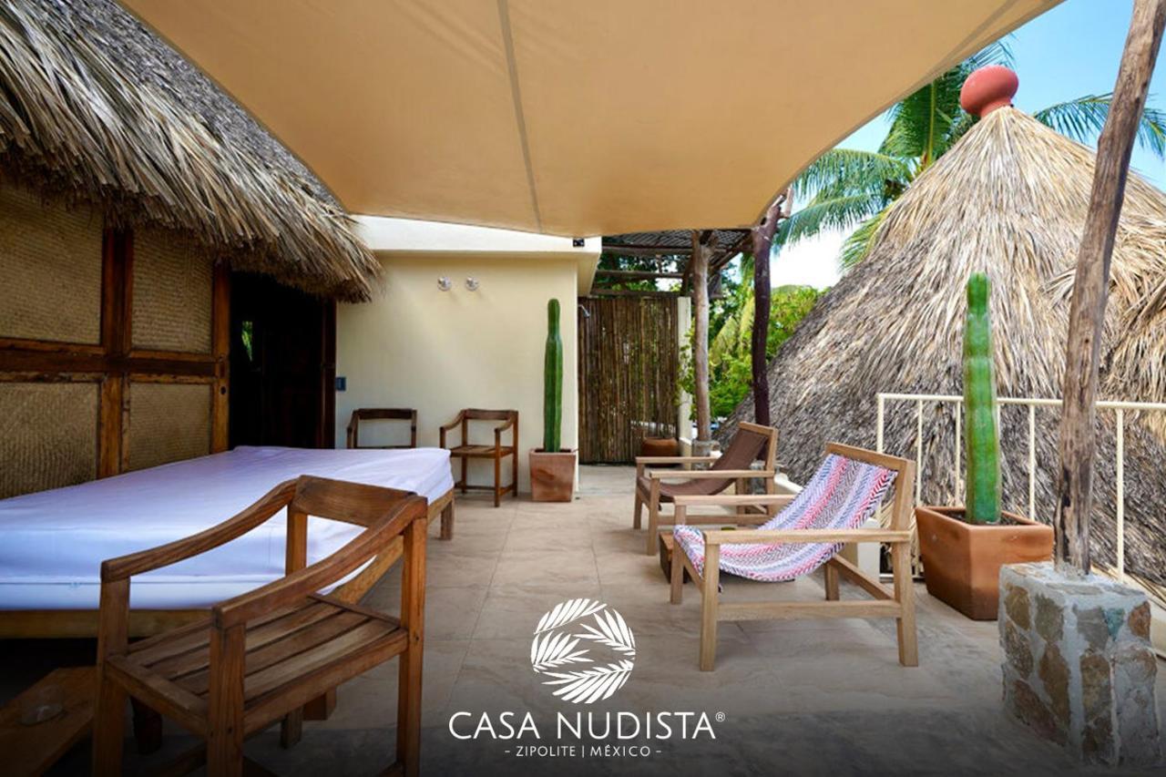 Casa Nudista - Lgbt Hotel Zipolite Eksteriør bilde