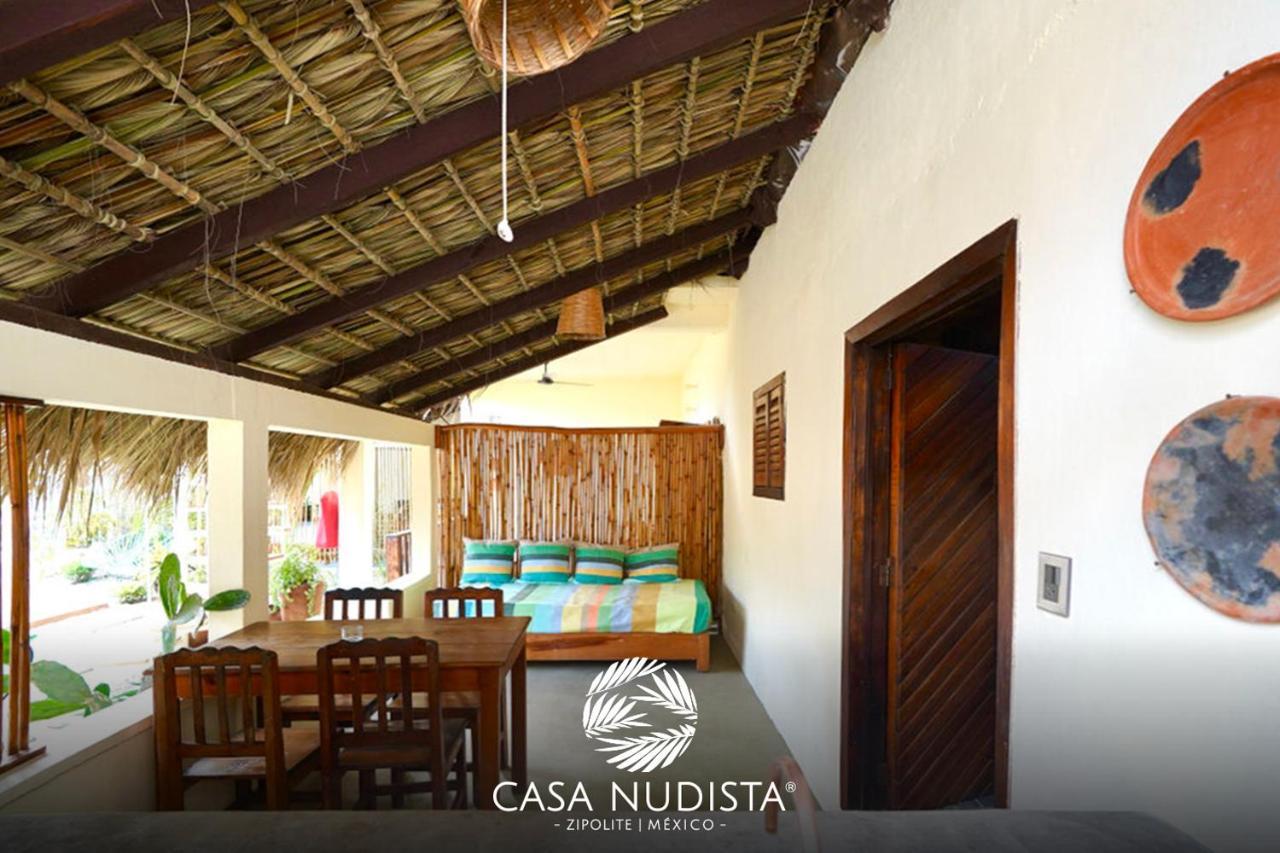 Casa Nudista - Lgbt Hotel Zipolite Eksteriør bilde