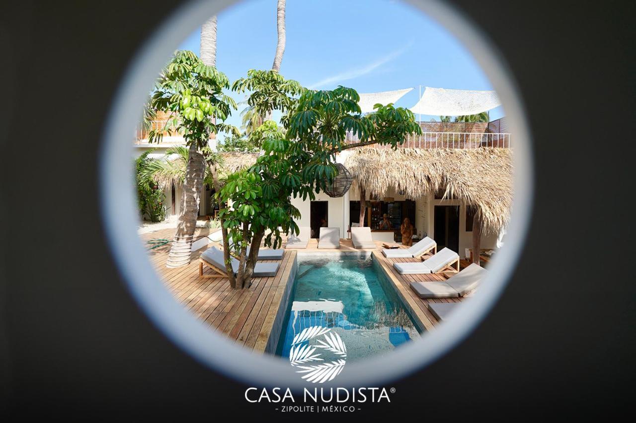 Casa Nudista - Lgbt Hotel Zipolite Eksteriør bilde