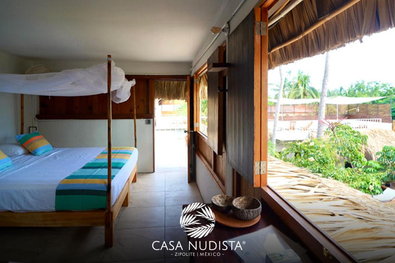 Casa Nudista - Lgbt Hotel Zipolite Eksteriør bilde