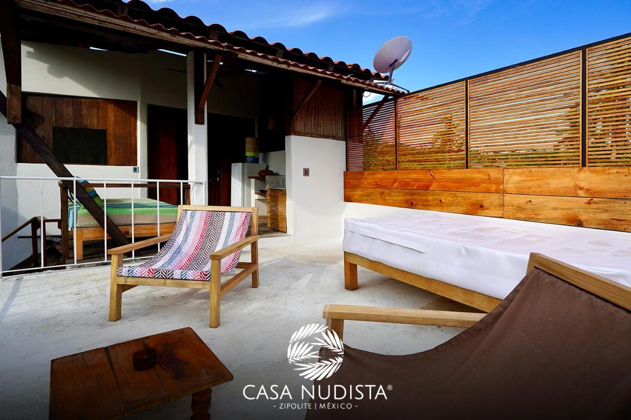 Casa Nudista - Lgbt Hotel Zipolite Eksteriør bilde