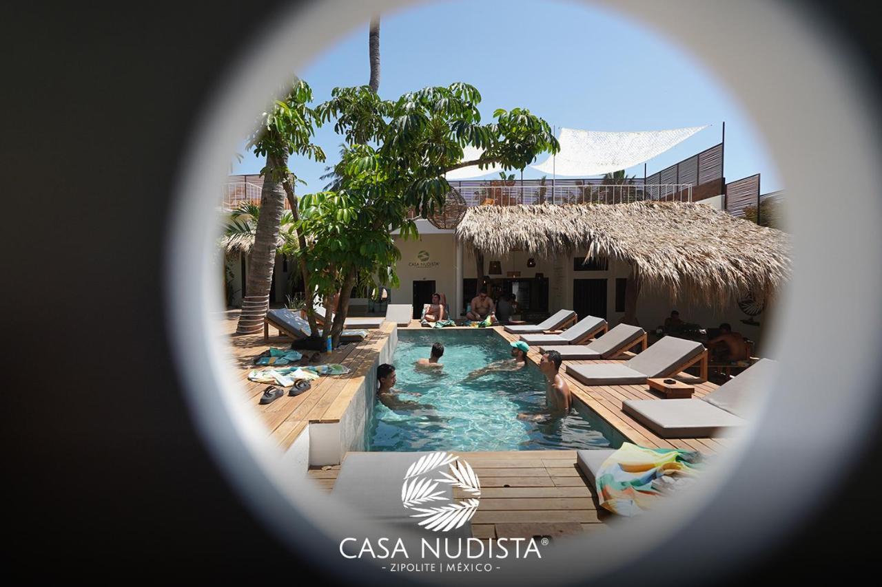 Casa Nudista - Lgbt Hotel Zipolite Eksteriør bilde