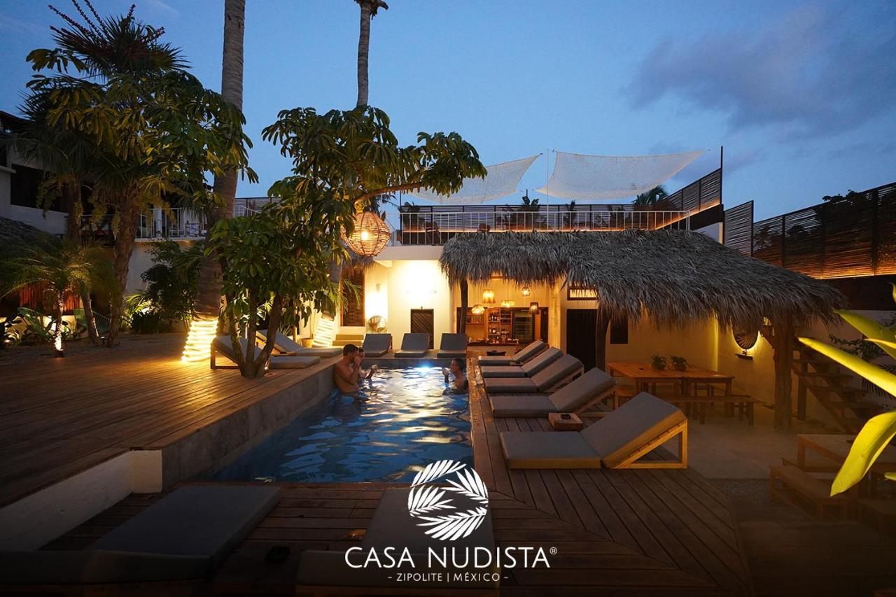 Casa Nudista - Lgbt Hotel Zipolite Eksteriør bilde