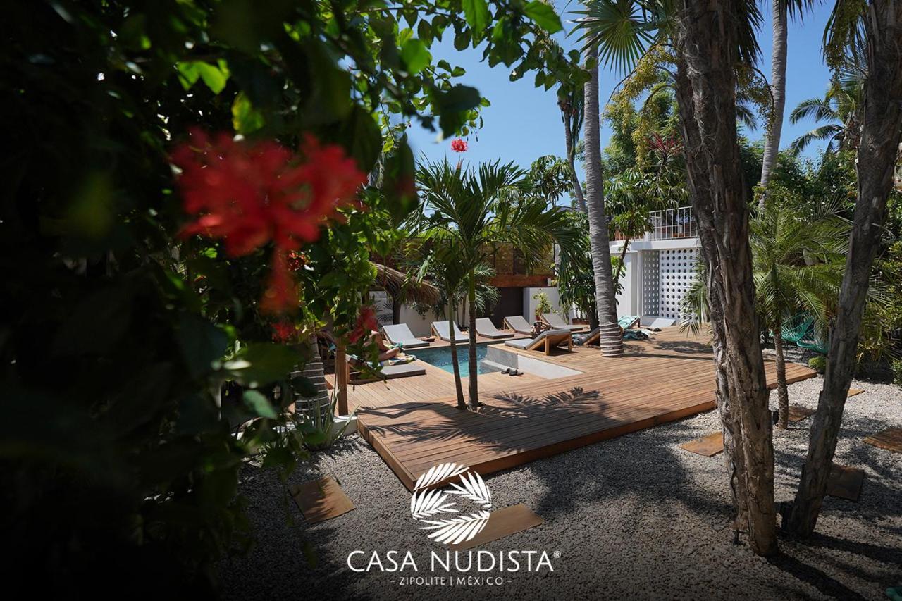 Casa Nudista - Lgbt Hotel Zipolite Eksteriør bilde